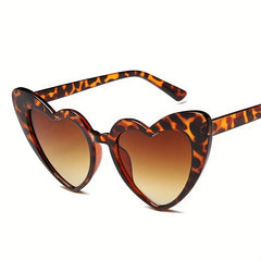 Heart Sunglasses For Women Men Gradient Glasses UV400
