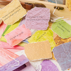 100pcs DIY Decorative Paper Non Adhesive for Collage Art