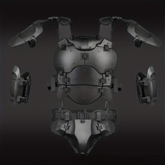 Outdoor Training Protective Vest Set with Adjustable Pads and Molle Belt