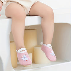 3 Pairs Non-slip Boat Socks for Baby Girls Kids
