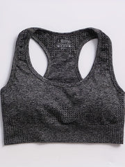 High Stretch Sports Bra Racer Back Fitness Crop Top