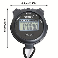 Electronic Stopwatch Referee Timer Digital Display Sports Fitness Running