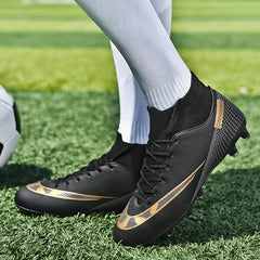Men's High Top Non Slip AG Football Cleat Professional Outdoor Soccer Cleats