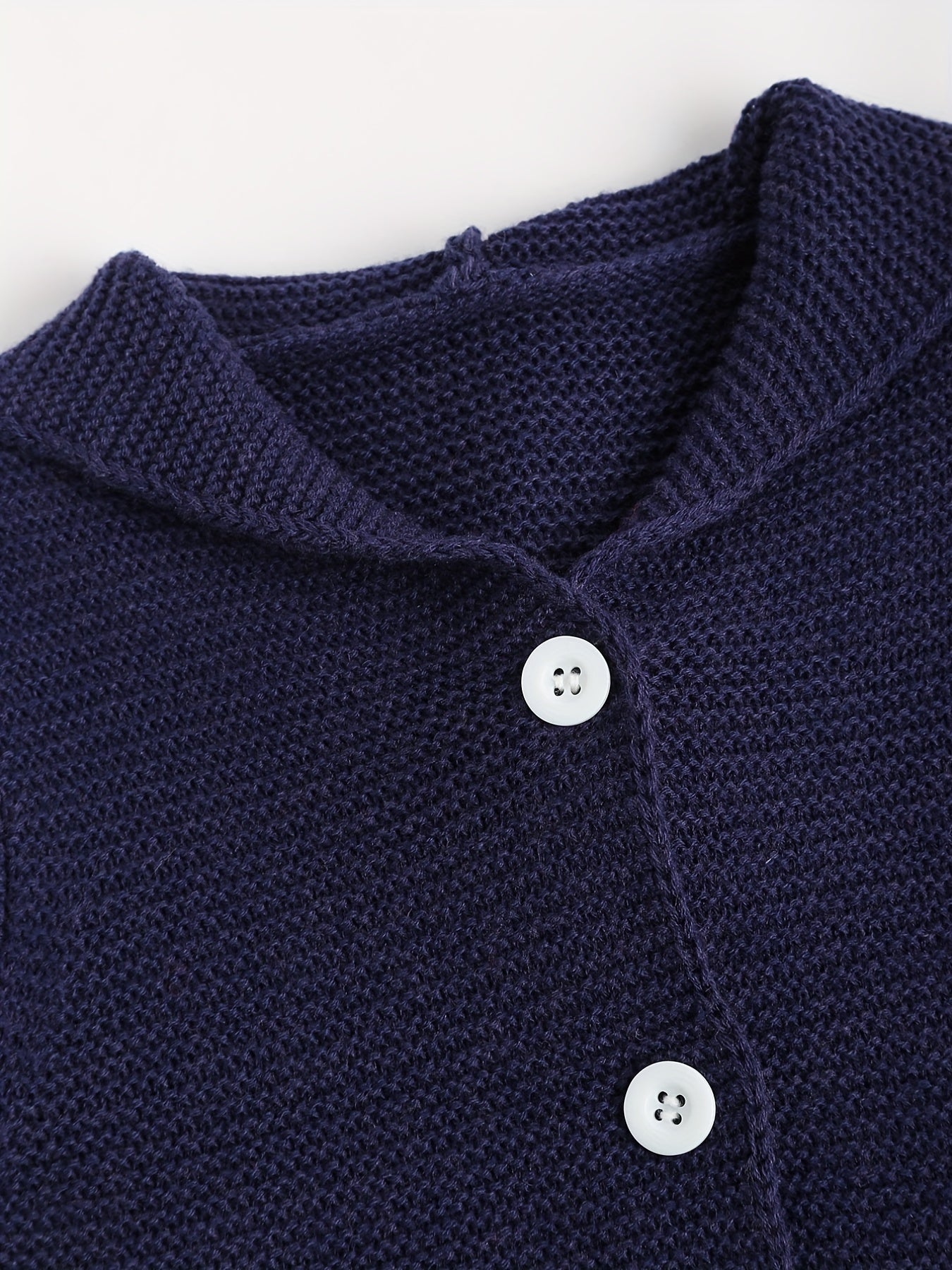 Casual Hooded Knit Cardigan Little Girls Coat
