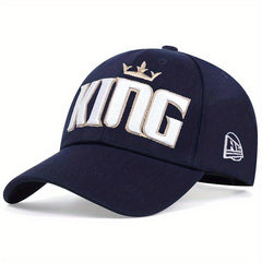 Men's KING Crown Baseball Cap Adjustable Hip Hop Hat