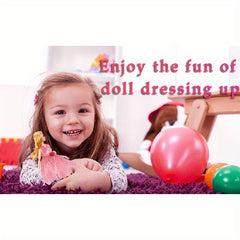 Doll Dress Kit: Floral Dress & Crop Top with Jeans, 2 Hats, 2 Tote Bags, 2 Shoes