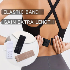 3pcs 2 Hooks Bra Strap Extenders Adjustable Bra Band Women's Lingerie