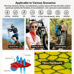 UV Protection Breathable Neck Gaiter for Outdoor Activities