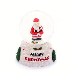 Christmas Santa Claus Crystal Ball Desktop Decoration Resin Glass Ball