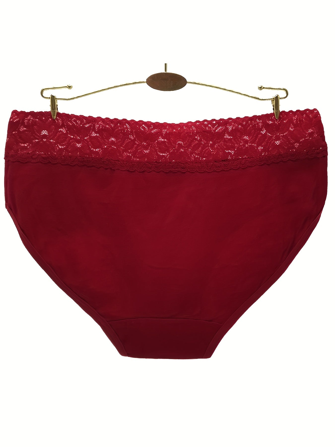 6pcs Lace Briefs Mid Rise Intimates Panties Women's Lingerie