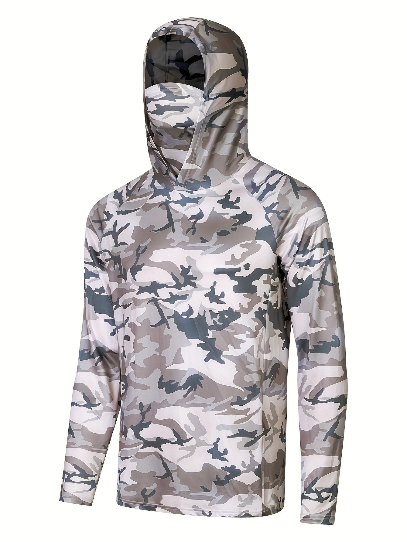 Men's UPF 50 Sun Protection Hoodie Long Sleeve Quick Dry Tops