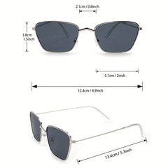 3 Pairs Men's Sunglasses UV Resistant for Holiday Party