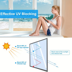 Privacy Window Film Silvery Mirror Glass Self Adhesive Matte Bathroom