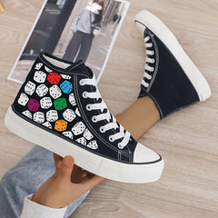 Plush Lined Thermal Chunky Canvas Sneakers High Top