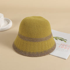 Multicolor Wool Bucket Hat Unisex Valentines Gift