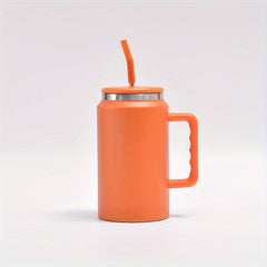 1500ml Stainless Steel Water Bottle Insulated Leakproof Outdoor Travel Cup