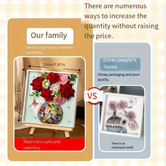 Craft Suppliers Kit DIY Artificial Flowers and Seaglass Art 3D Model Set