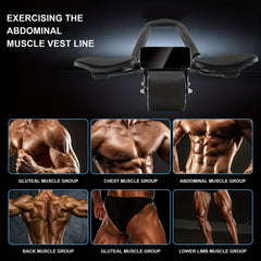 Automatic Abdominal Wheel with Elbow Pad for Fitness Training