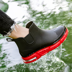 Men's Rain Boots Waterproof Non slip Rain Shoes For Outdoor Fishing