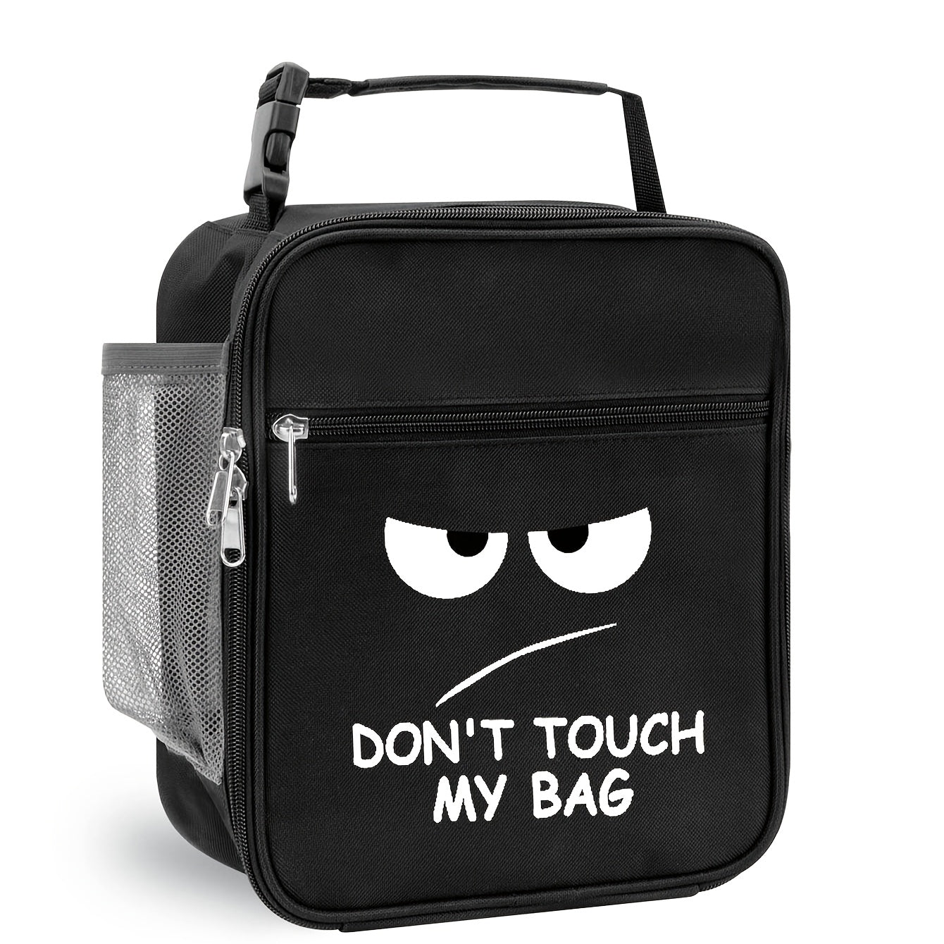 Don't Touch Me Insulated Lunch Bag Portable Thermal Picnic Tote Bag