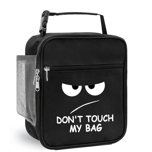 Don't Touch Me Insulated Lunch Bag Portable Thermal Picnic Tote Bag