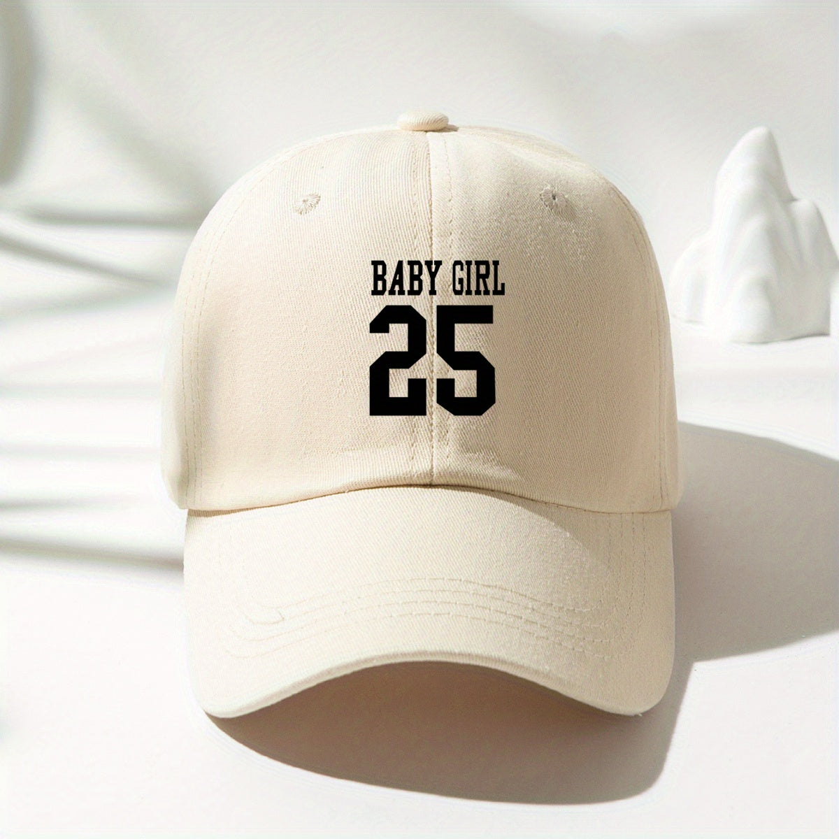 BABY GIRL 25 Baseball Cap Solid Casual Sports Hat Adjustable Cotton Sunscreen