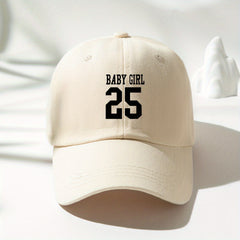 BABY GIRL 25 Baseball Cap Solid Casual Sports Hat Adjustable Cotton Sunscreen