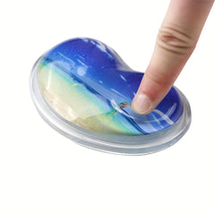 Crystal Supper Mini Wrist Rest with Silicone Mouse Pad, Pain Relief