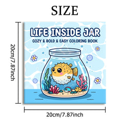24 Page Adult Coloring Book with Thick Paper - World Picturebook