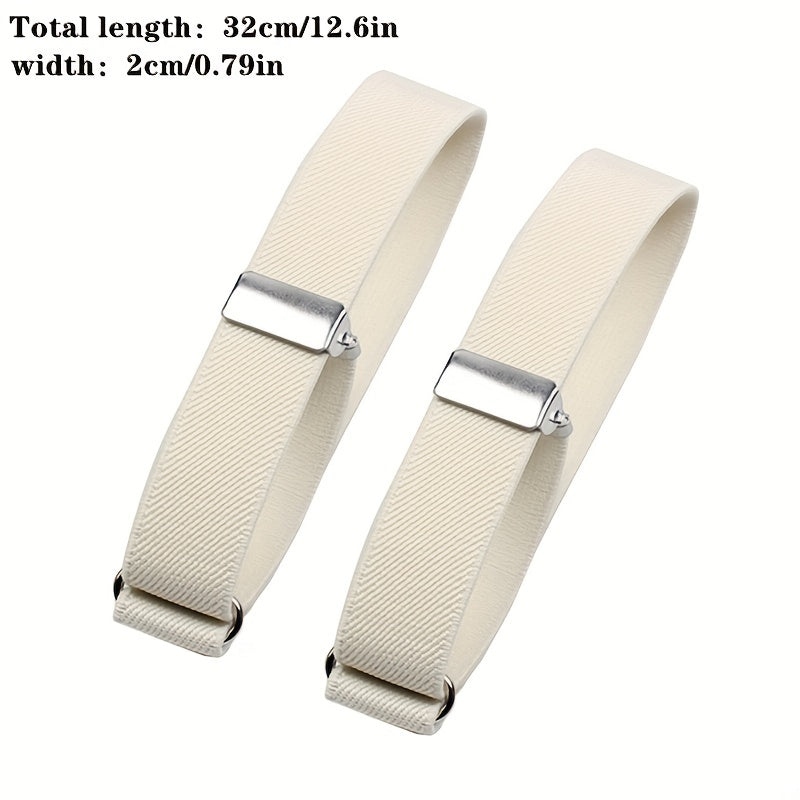 Elastic Armband Shirt Sleeve Clip Adjustable Armband for Women Men