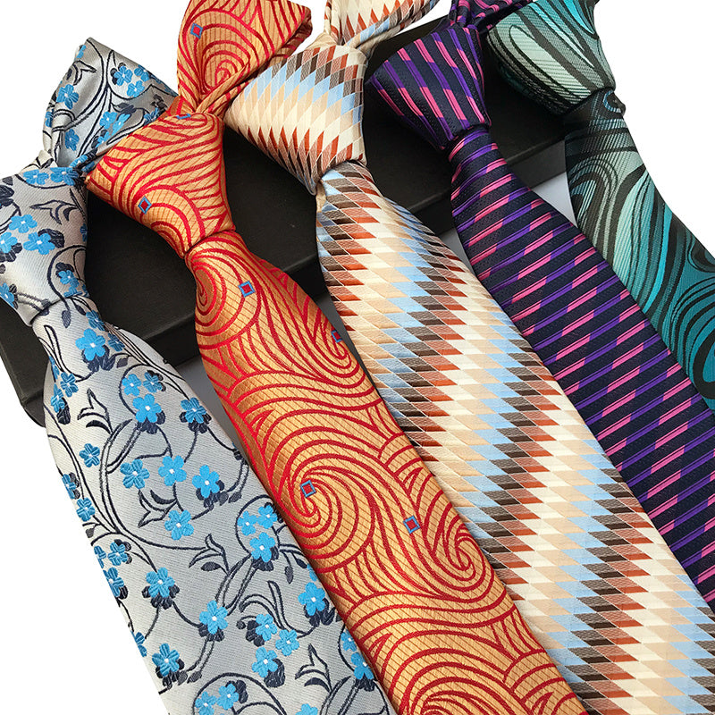 Paisley Waist Flower Men's Tie Formal Business Casual Suit Necktie