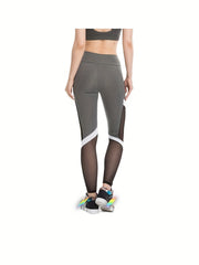 High Waist Mesh Leggings for Running and Yoga - All Season Activewear
