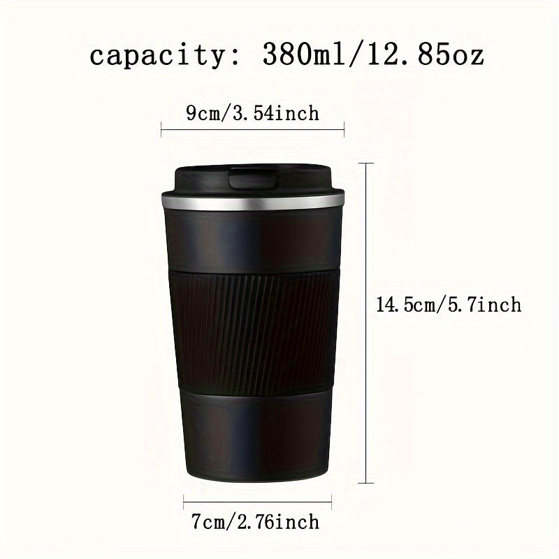 380ml Insulated Stainless Steel Water Bottle Coffee Mug