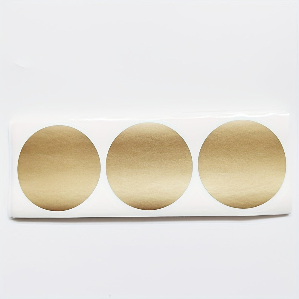 100pcs Golden Scratch Off Stickers DIY Games & Cards 1.97 Diameter