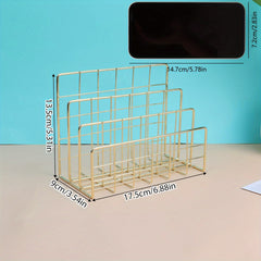 Nordic Iron Art Bookshelf Shelf Creative Office Desk Bookshelf