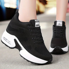 Women's Mesh Chunky Sneakers Air Cushion Casual Outdoor Shoes