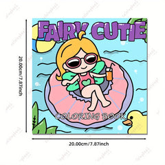 TGX Deluxe Fairy Cutie Painting Coloring Book