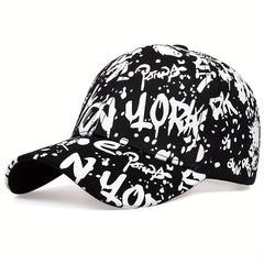 Men's YDN Graffiti Baseball Cap Adjustable Casual Hat