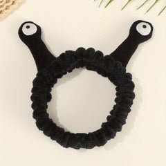 Cartoon Snail Eyes Headband for Women Girls Plush Headdress