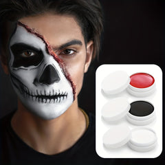 3 Colors Face Painting Non Toxic DIY Halloween Adult Parties