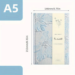 Floral Lily Journal Pink Nylon Golden Accents 1pc Notebook