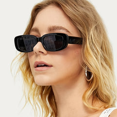 Classic Square Sunglasses Vintage Travel Small Rectangle Sun Glasses