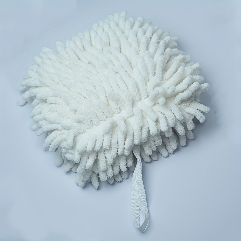 Chenille Hanging Towel Ball Absorbent Soft Towel Quick Drying Fingertip Towel