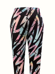 Ombre Striped High Stretch Yoga Pants