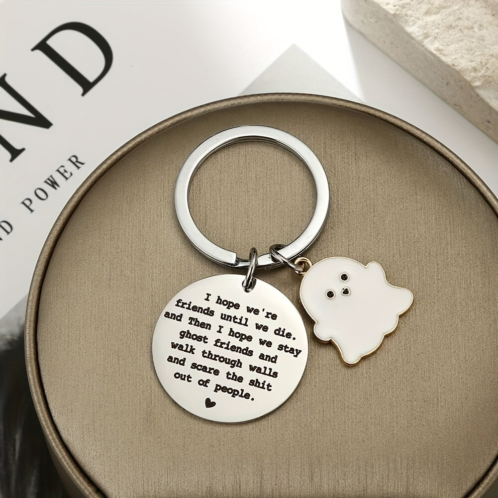 Kpop Cartoon Halloween Keychain Stainless Y2K Car Key Chain For Girls