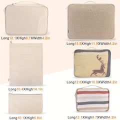 6 Pcs Travel Storage Bag Dustproof Lightweight Foldable Versatile Outdoor Bag