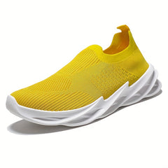 Men's Slip On Knitted Blade Sneakers In Assorted Colors