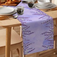 Long Lavender Purple Linen Table Runner 13x72 Inch