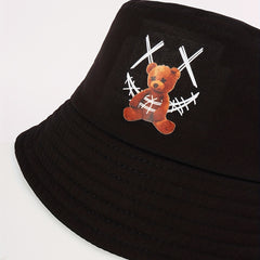 Smiling Face Bear Bucket Hat for Women