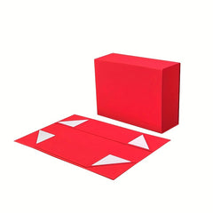 Small Red Magnetic Lid Box for Special Occasions